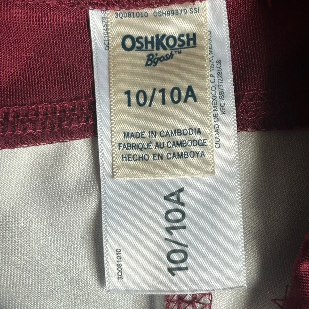 Oshkosh B'Gosh Floral Leggings Girls Size 10 Activewear Colorful
